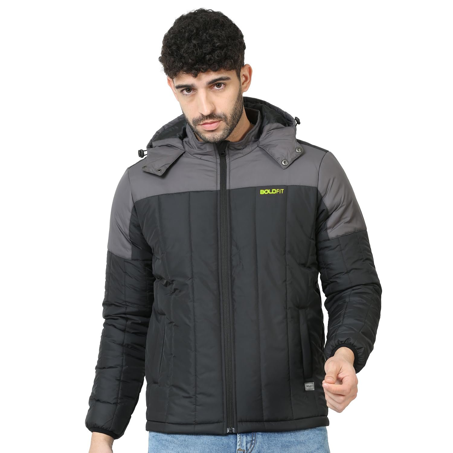 Boldfit Jacket For Men Quilted Jacket For Men Winter Wear Monsoon Winter Wear for men Men Hooded Winter Jackets For Men Padded Bomber Jacket For Men Full Sleeve Mens Jacket Winter Jacket For Men